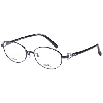 Salvatore Ferragamo 純鈦 水鑽 光學眼鏡(藍紫色)SF2543RA