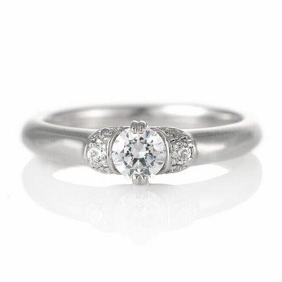 ダイヤモンド リング プラチナ 婚約指輪 0.3カラット 鑑別書 オーダー