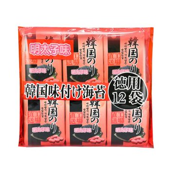 HAESONG 韓國明太子風味海苔(38g/袋)12入X8袋-箱出
