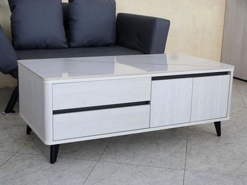 【歐風別館】卡森4尺岩板茶几【基隆至台中免運費】