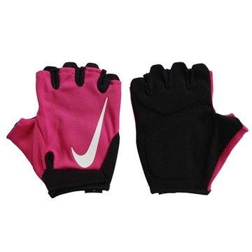 NIKE W GYM ESSENTIAL 2.0 女健身手套-一雙入 訓練 N1012314696LG 桃紅黑白