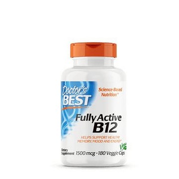Doctors Best Fully Active B12 - 180 Veg Caps