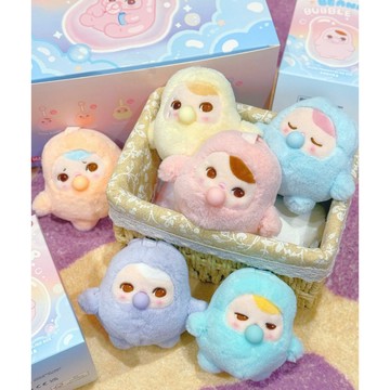 POP MART泡泡瑪特PUCKY畢奇豆子冒泡系列 毛絨掛件 盲盒 玩具 公仔 限量