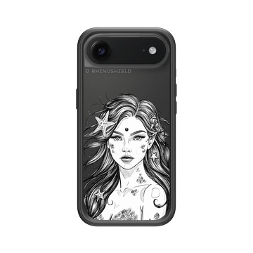 iPhone Air Mod NX -邊框背蓋組合 (相機按鈕) 黑 - MYMY REVERZ TATTOO - MERMAID