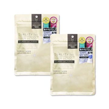 (2袋14片任選超值組)日本Quality 1st-DERMA LASER高滲透濃縮精華面膜7片/袋(皇后的秘密,臉部保養毛孔護理,光滑潤膚導入美容液,奈米膠囊護膚,睡前敷臉潤澤)