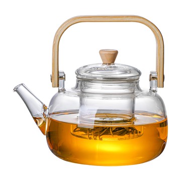 高硼矽耐明火提樑玻璃壺 900ml  1個  透明