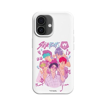 iPhone 16 SolidX 白 - Kpop 獵魔女團 - Soda Pop