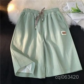 100kg冰絲短褲 大尺碼短褲 寬褲 女生短褲 夏季短褲 短褲 寬鬆短褲 休閒五分褲 熱褲 冰絲褲 速幹短褲 涼感褲