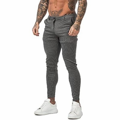 ゴルフウェア メンズ 夏 メンズ 夏服 ズボン ストレッチ素材 涼しい 9分丈 ブランド スキニー グレーストライプ 28 通販 Lineポイント最大get Lineショッピング