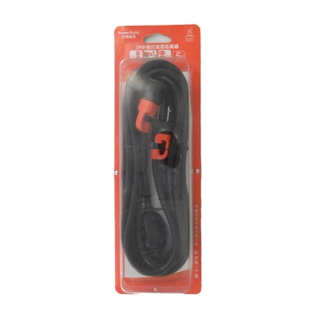 PowerSync 群加 2P 一對一中繼抗搖擺延長線 TS1VC030  3m  黑 + 橘色  1個