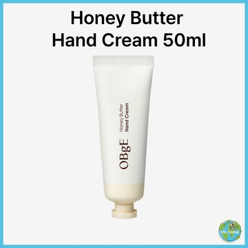 [OBgE] 蜂蜜乳霜手霜 50ml | 保濕手霜 | 滋養蜂蜜精華 | 旅行便攜非油膩手部護理產品