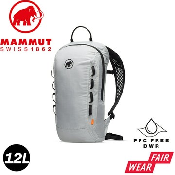 【MAMMUT 長毛象 Neon Light 12L 輕量登山後背包《鉑金灰》】2510-02491/雙肩背包/攻頂包/休閒背包