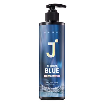 J'SOOP 護色洗髮乳 藍色 380ml 有助於保持顏色  1瓶