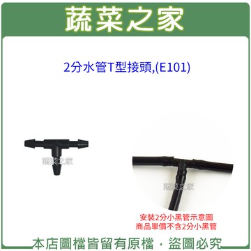 【蔬菜之家007-AE101】2分水管T型接頭,(E101)