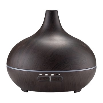 香氛機 550ml 七彩LED燈  深木紋  1個  NS_550ML