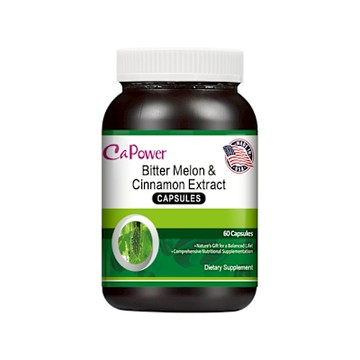 【美國Capower加柏爾】 苦瓜肉桂精華膠囊（60粒/瓶）