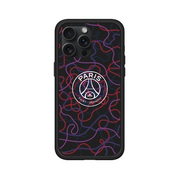 iPhone 15 Pro Max Mod NX 黑 - PSG - Paris Saint-Germain Neon Logo