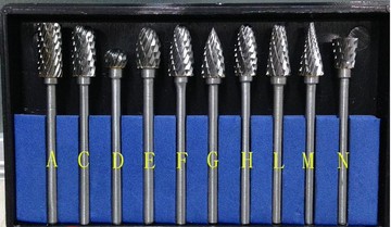 鎢鋼磨頭硬質合金旋轉銼木頭雕刻 石頭雕花石碑刻字銑孔鉆頭