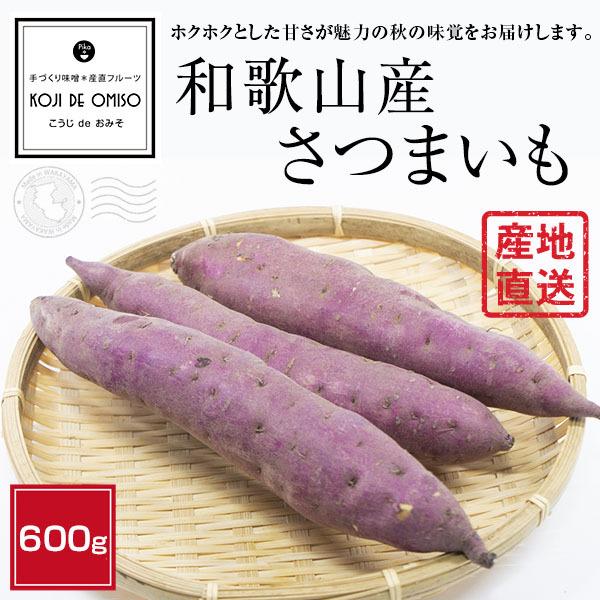 産地直送！和歌山産 さつまいも（さつま芋）600g　※サイズ不揃い