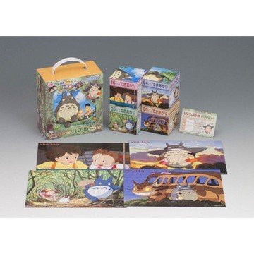 真愛日本 日本製 四入組 綜合拼圖 龍貓totoro 宮崎駿 吉卜力 拼圖 益智遊戲 親子 收藏 擺飾