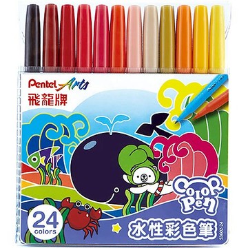 Pentel 飛龍 S3602-24 彩色筆 (24色裝)