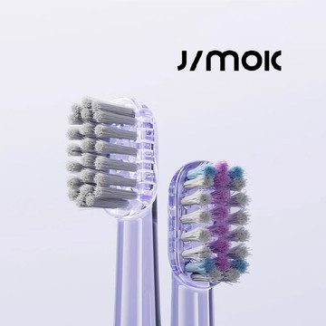 【JIMOK】J6 PRO電動牙刷刷頭兩入組(護齦型刷毛)/電動牙刷/攜帶/旅行/出國/賽博龐克/牙周/牙齦/蛀牙/全口清潔/盥洗 情人節 聖誕節 交換禮物 送禮 禮盒 新年禮盒 新春
