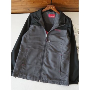 日系加絨衛衣休閑拼色女士春秋外套防風保暖長袖加厚女裝開衫8170