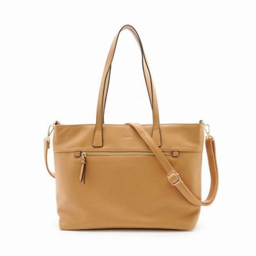 FIRANO-前拉鍊手提包(淺褐色)