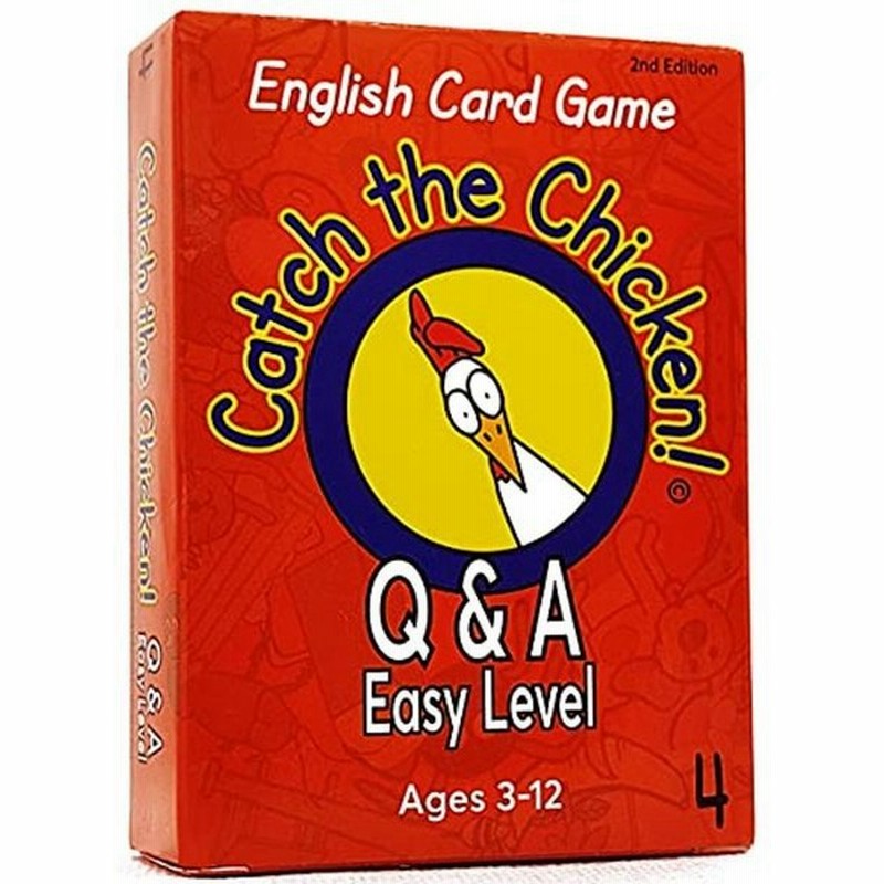 Catch The Chicken English Card Game Q A Easy Level 英語 カードゲーム子供 通販 Lineポイント最大0 5 Get Lineショッピング