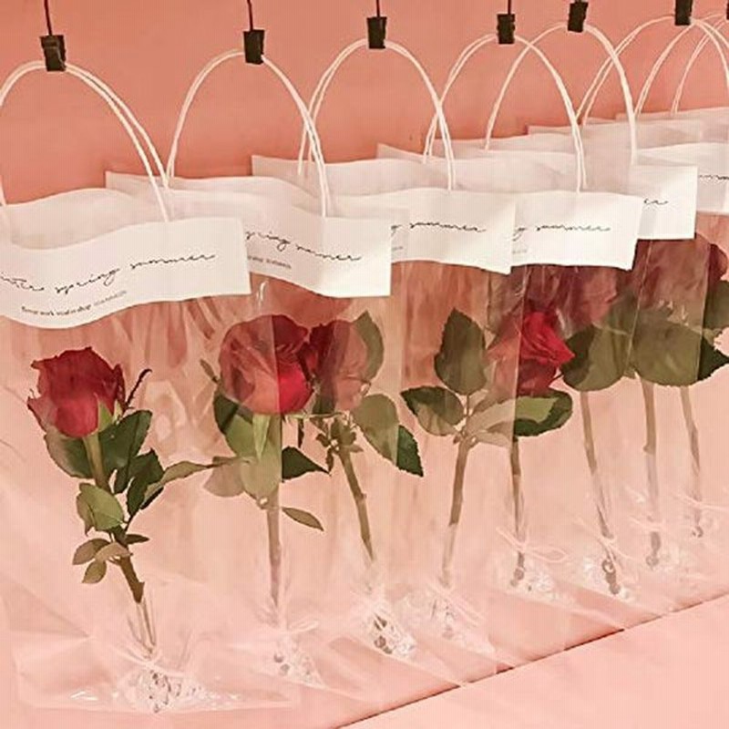 透明ギフトバッグ 防水 手提げ袋 クリアバッグ 花束 ラッピング Opp袋 切り花 造花 フラワー入れ ぬいぐるみやおもちゃ 小物収納 ラッ 通販 Lineポイント最大0 5 Get Lineショッピング