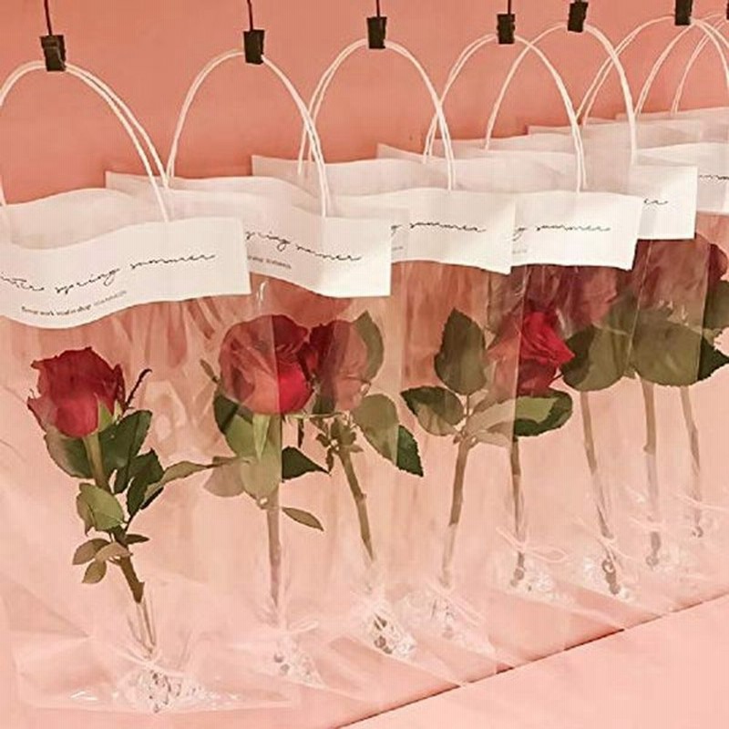 透明ギフトバッグ 防水 手提げ袋 クリアバッグ 花束 ラッピング Opp袋 切り花 造花 フラワー入れ ぬいぐるみやおもちゃ 小物収納 ラッ 通販 Lineポイント最大0 5 Get Lineショッピング