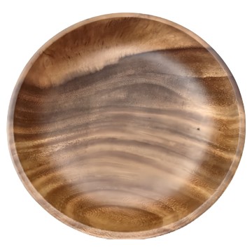 LifeShopping 日式相思木沙拉碗 24cm  CAFJ3017D  1個