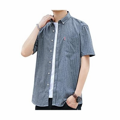 Odfmce シャツ メンズ 長袖 半袖 無地 オシャレ ストライプ ビジネス カジュアル 通販 Lineポイント最大get Lineショッピング
