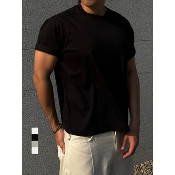 【1atm】 BOXY 線性短T 頂級素T 短版型 Boxy 短寬T 專利棉 純棉 Clean Fit  日常穿搭 短袖