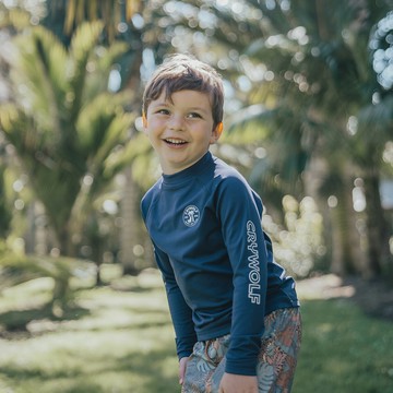 紐西蘭CRYWOLF - 海軍藍-SPF50+防晒長袖上衣