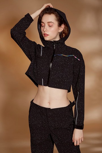 短版風衣_黑 (20S1JK02)