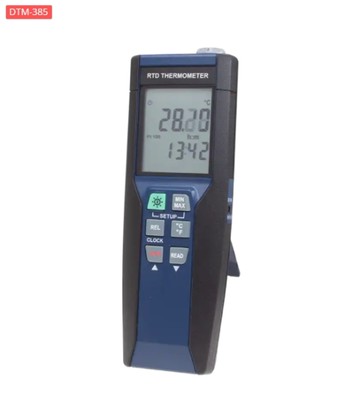 TECPEL 泰菱電子 DTM-385 白金電阻溫度記錄器(附追溯報告)