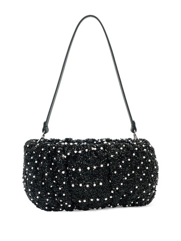 STAUD - Bean beaded shoulder bag - women - glass/Rayon - One Size - Black