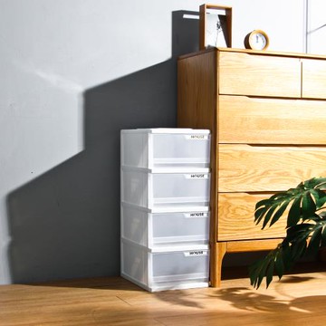 HOUSE 小純白四層收納櫃36L