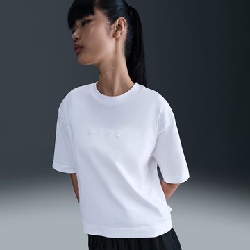 【NIKE】AS W NSW LUXE SS TEE BOXY 女 短袖上衣 白色-HV4956100
