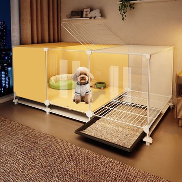 寵物狗圍欄室內籠子柵欄中小型犬護欄自由拼接隔離門泰迪比熊狗窩 d8053