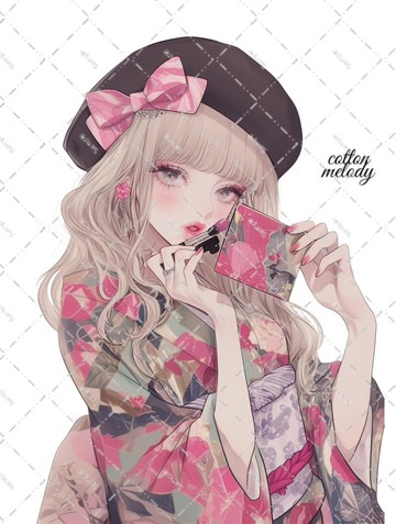 原創貼紙 no.7701 人物貼紙 原創貼紙 人物貼紙 女孩貼紙 原創人物貼紙