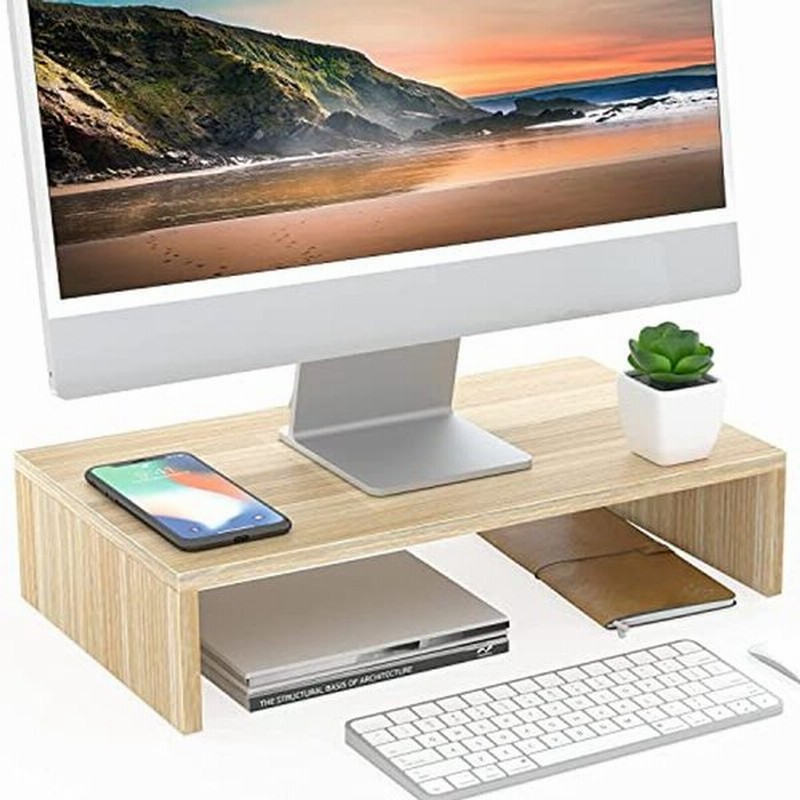 Fitueyes 机上台 机上ラック 木製 モニター台 幅425mm 机上卓上收 パソコン スタンド パソコン モニター台 Pcモニター台 通販 Lineポイント最大0 5 Get Lineショッピング