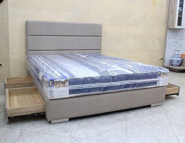 歐風別館曼地五尺雙人貓抓皮抽屜收納床架三抽屜床底~基隆至台中免運費