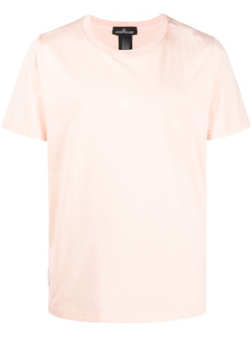 Stone Island Shadow Project - logo-print cotton T-shirt - men - Cotton - S - Pink