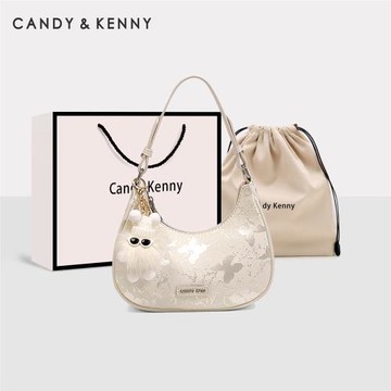 (免運)官網小c&k新中式高級感腋下包女2025新款百搭流行餃子包生日禮物