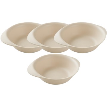 Attihome All the Plate 圓形碗 4入組  米色  15 x 4.5cm  1組
