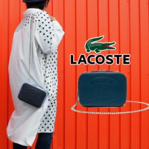 送料無料 レディース ハンドバッグ ラコステ LACOSTE NF3169N レザーショッパーバッグ メタルチェーン配色レザーバッグ 本革 牛革 母の  | LINEブランドカタログ