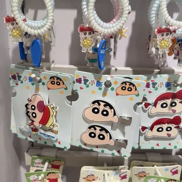 ⭐臺灣出貨⭐SF同款蠟筆小新髮夾可愛學生甜美劉海夾ins風少女卡通碎髮夾髮飾