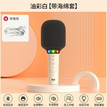 SOAIY索愛MC52話筒音響一體麥克風帶無線藍牙兒童家庭全民K歌【北歐居家生活】